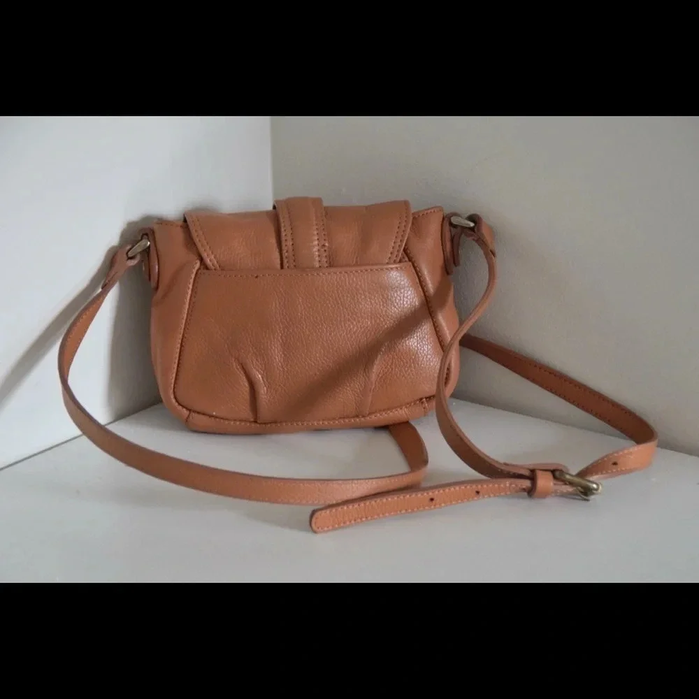 Blaque small leather cross body bag